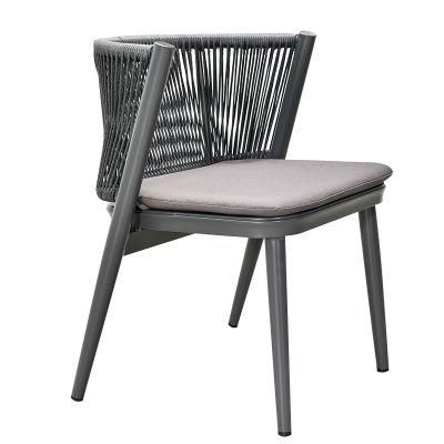Outdoor Nordic Gray Modern and Fashion Rope 5 PCS Minimum Order Quantity Chairs
