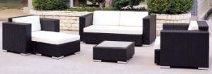 Rattan Outdoor Sofa (825) , Rattan Wicker Sofa, Plastic Garden Sofa