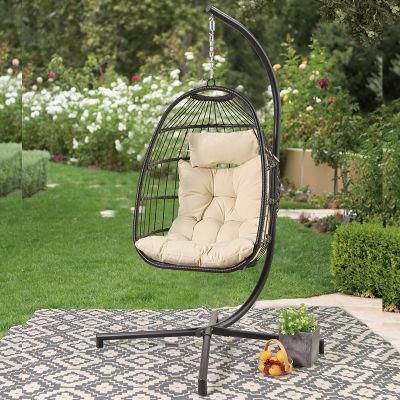 High Quality New Metal OEM Foshan Acrylic Bubble Chair Patio Swings Swing