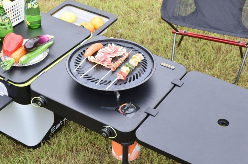 Luxury Portable Integrated Outdoor Mobile Kitchen Station BBQ Grill