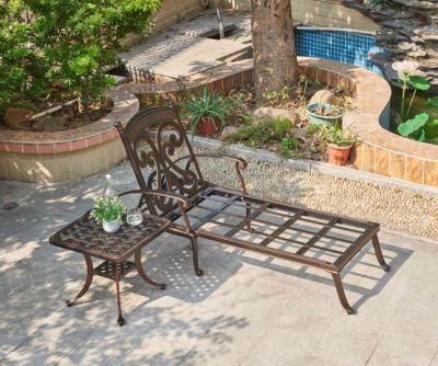Good Quality Cast Aluminum Chaise