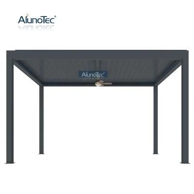 New High Quality AlunoTec Solid Plywood Box Packing Easy Assembled Pergola Aluminium Outdoor