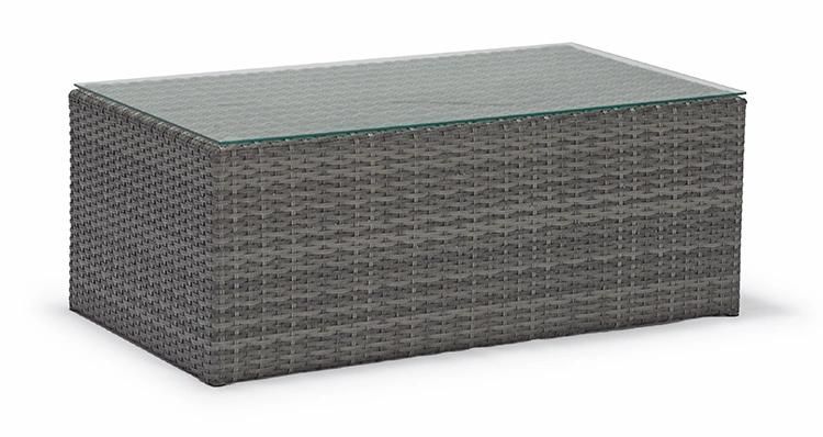 4PCS PE Rattan Patio Sofa Set Outdoor Furniture