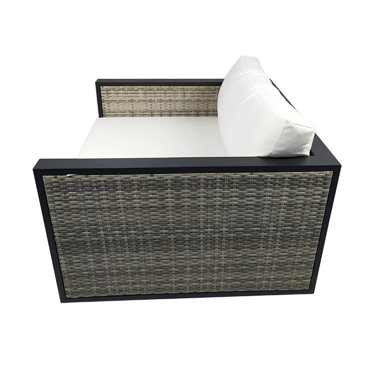 All Weather Resistance Aluminum Wicker Rattan Sets Outdoor Furniture Patio Garden Sofa