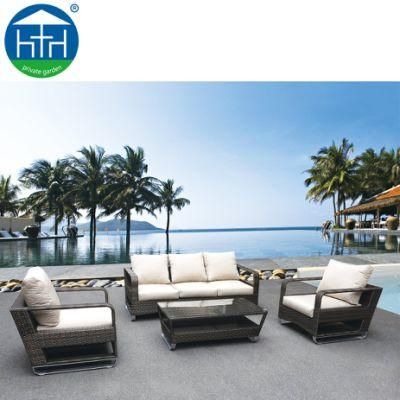 High Class Durable Popular Garden Wicker Furniture Outdoor Chairs and Table