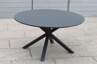 Foshan European 8 Seater Outdoor Dining Table Round Patio Set