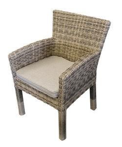 Garden Rattan Wicker Aluminum Dining Modern Chair