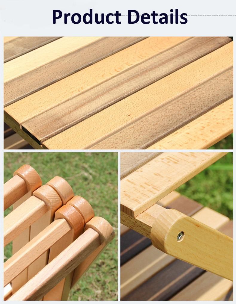 High Quality Folding Storage Rack Household Heavy Duty Four-Layer Solid Wood Shelf