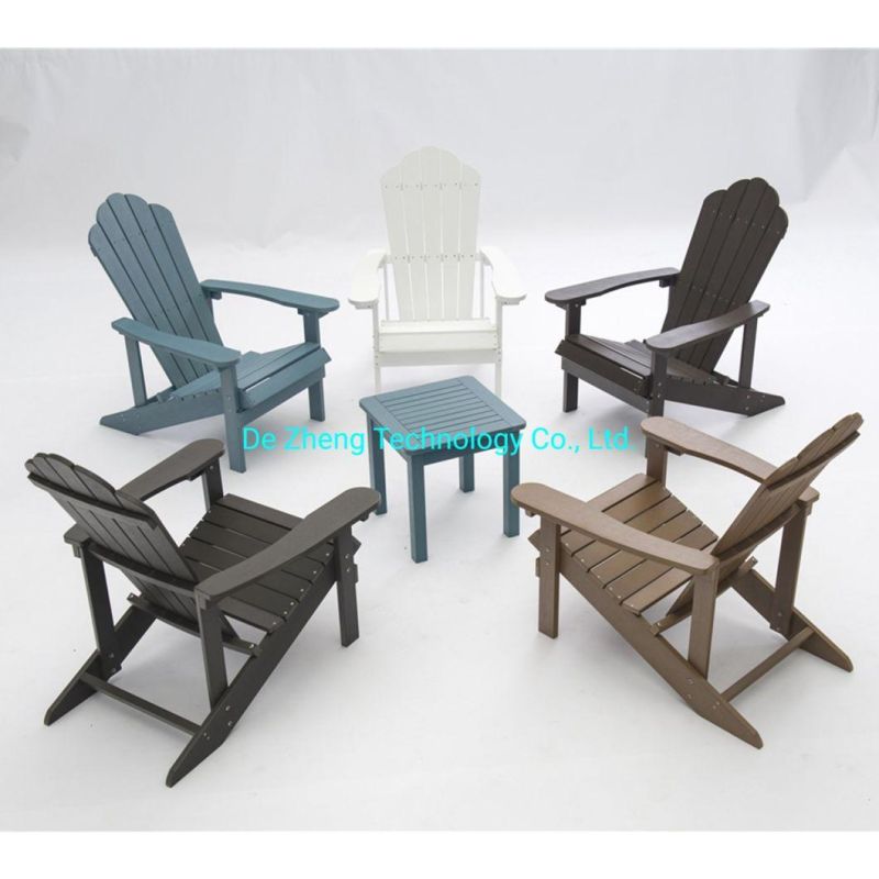 Modern Style Living Room Balcony Polywood Wooden Side Table Set Stand Tea Coffee Table Set
