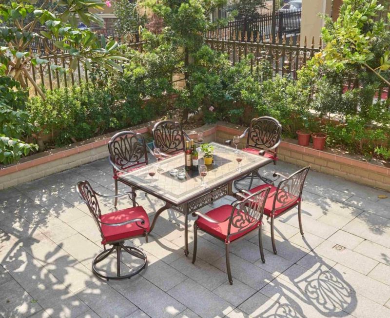 High Class Garden Patio Cast Aluminum Table
