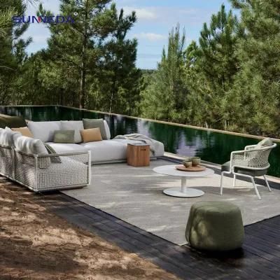 Morden Hotel New Design Set Garden Minimalist Sofa Set Outdoor Patio Sofa