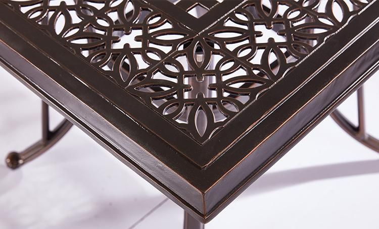 Cast Aluminum Best Metal Outdoor Furniture Table Bench Garden Table