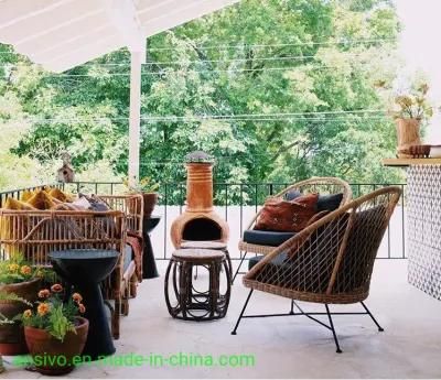 Nordic Balcony Outdoor Rattan Chair Outdoor Garden Small Sofa Chair