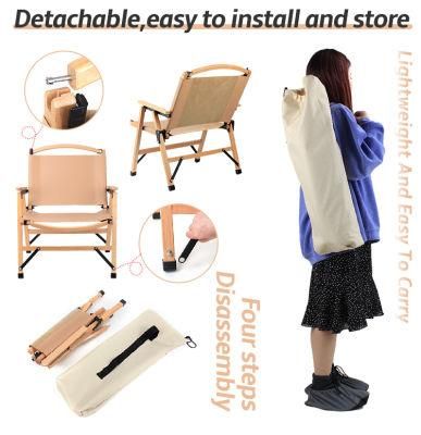 Outdoor Camping Wood Chair Foldable