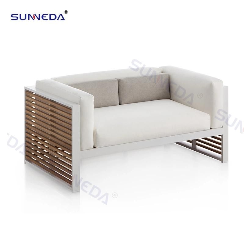 Simple Modern Outdoor Aluminum Sofa Leisure Couch Patio Furniture