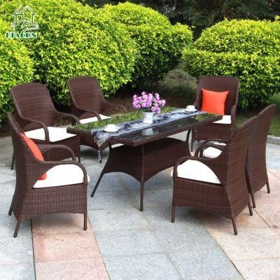 Modern French Kitchen Restaurant Dining Aluminum Outdoor Garden Dining Set