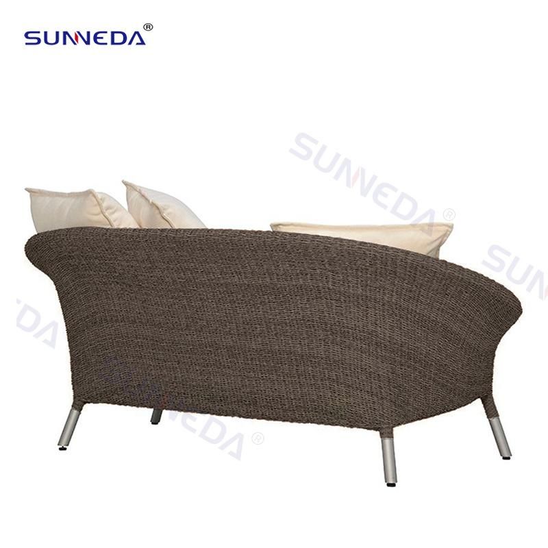 Popular Outdoor Rattan Sofa Coffee Table Set Leisure Sofa
