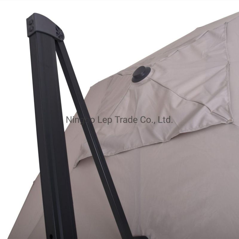 Roma Cantilever Umbrella with LED Light