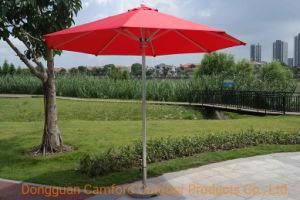 Outdoor Parasol Beach Umbrella 3*3m Aluminum Pole Shades Custom Beach Umbrella