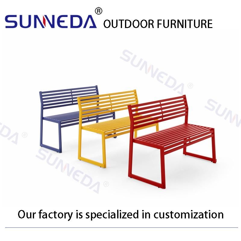 High Quality Outdoor Anti-UV Eco Street Garden Park Bench Chair