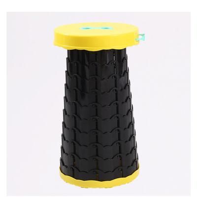 Portable Lightweight Plastic Stool Outdoor Travel Camping Fishing Garden Folding Stool Retractable Folding Stools