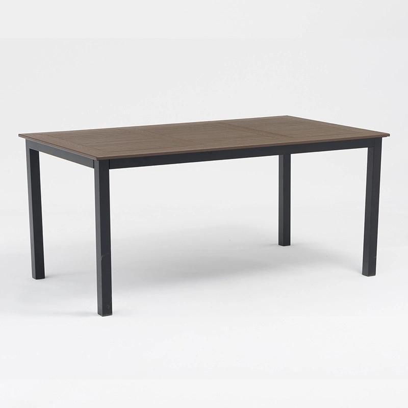 Wholesale Outdoor Furniture Aluminum Wooden Table