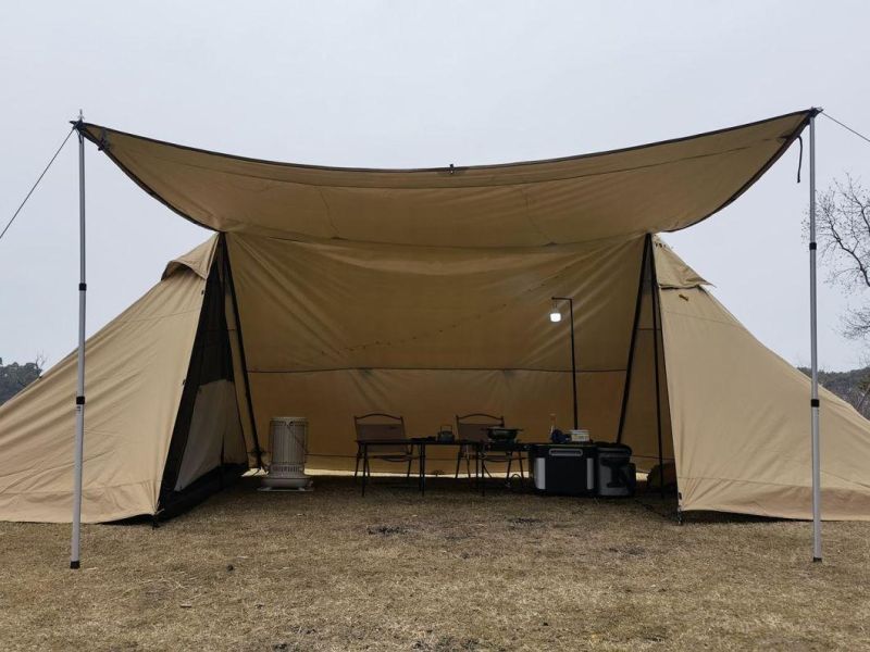 Folding Picnic Table with Gas Stoven