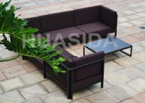 All Welded Aluminum Modular Big Outdoor Sofa Set
