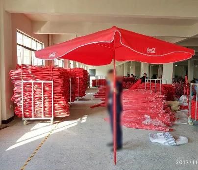 2mx2m Customized Promotional Pation Garden Beach Outdoor Aluminum Round Parasol