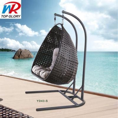 Popular Double Seat Relaxing Garden Egg Hotel Balcony Swing Chair