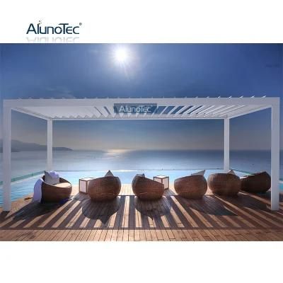 Freestanding Design Pergola Louver Roof Gazebo Waterproof Aluminum Strong Profile