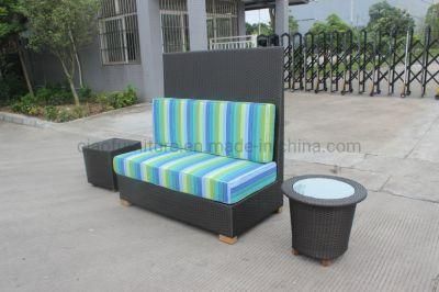 Leisure Comfortable Rattan Sofa Set Outdoor Furniture with Colorful Cushion