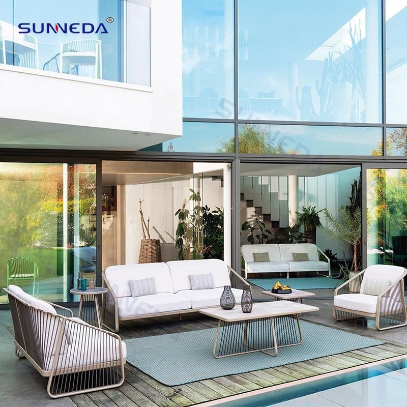 Aluminum Outdoor Luxury Sofa Set Garder Furniture