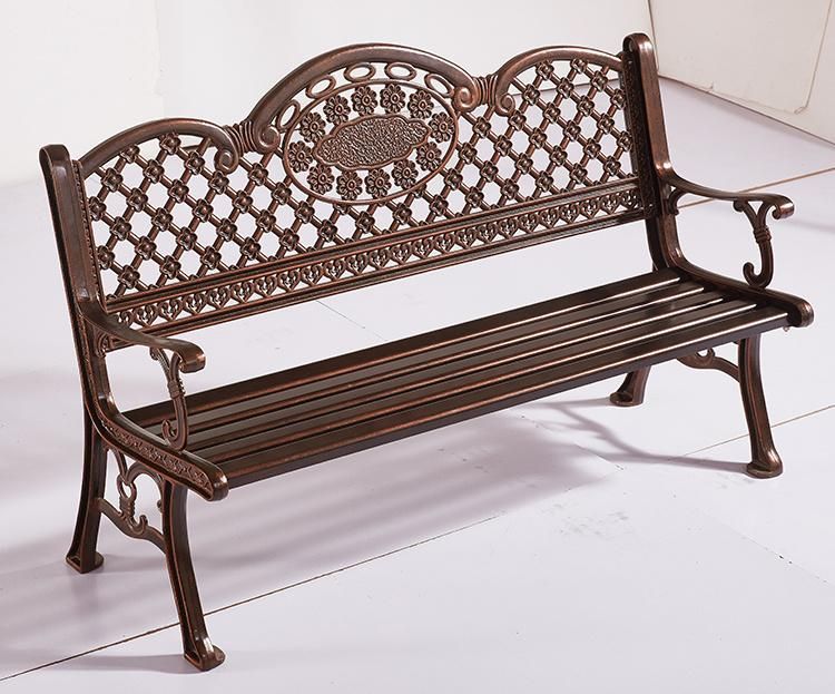 Three Seater Bench Metal Dining Chairs Balcony Garden Chairs Outdoor Furniture
