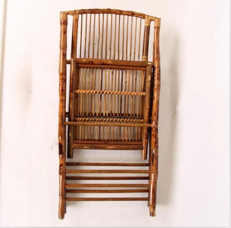 Hot-Sale Rustic Antique Vintage Bamboo Folding Rattan Wedding Chair 2022