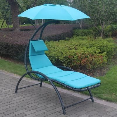 Leisure Metal Furniture Outdoor Garden Hanging Swing Chair with Canopy