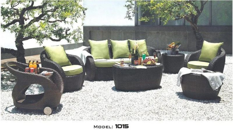 Wholesale Outdoor Furniture Wicker Wood Garden Desk Chair Furniture Sets