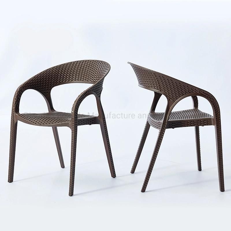 Wholesale Sillas Modern Stackable PP Restaurant Cafe Plastic Chairs Outdoor Stackable Plastic Chair