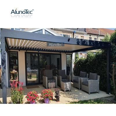 Eco-Friendly Hotel Outdoor Awning Aluminum Arches Roof Motorized Pergolas Kits Louvered Pergola