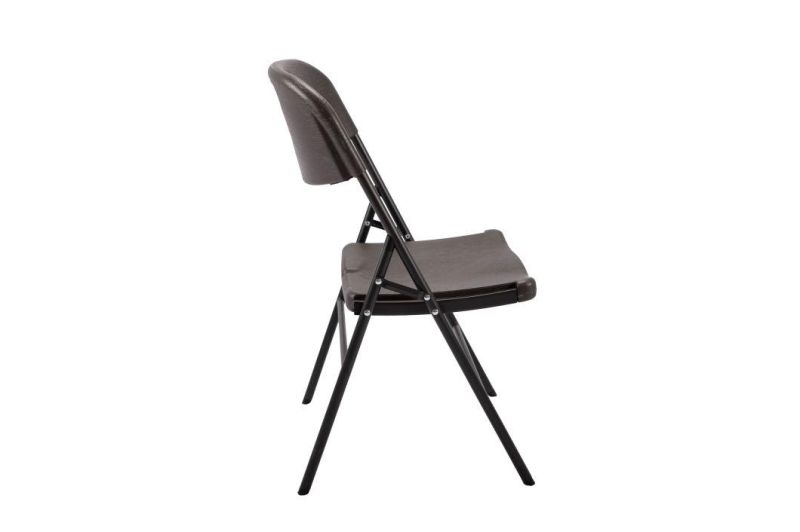 0utdoor Wooden Chair/HDPE Foldable up Chair/HDPE+ Stainless Frame/Portable PE Wooden Pattern Chair
