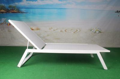 All Weather Garden Single Textiline Chaise Sun Lounger Outdoor Furniture