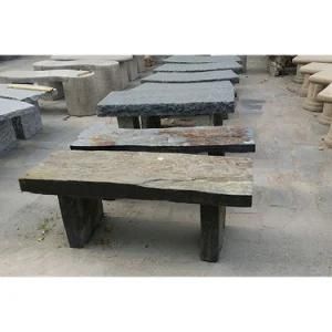Outdoor Garden Natural Stone Carving Tables and Chairs Stone Benches