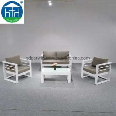 Modern Outdoor Garden Aluminum Sofa Lounge with Cushion
