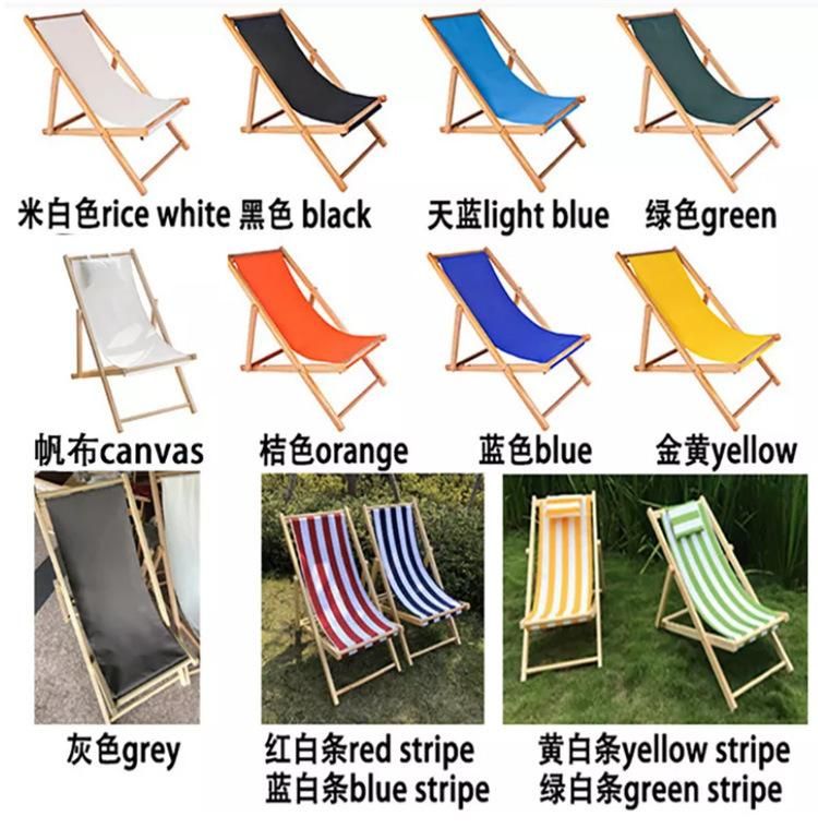 Camping Outdoor Furniture Wood Deck Folding Garden Beach Chairs Chair