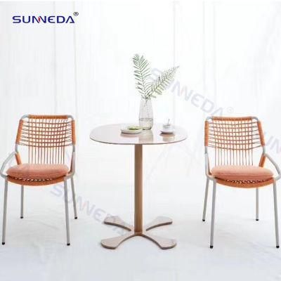 New Balcony Creative Table and Chair Combination with Soft Cushion