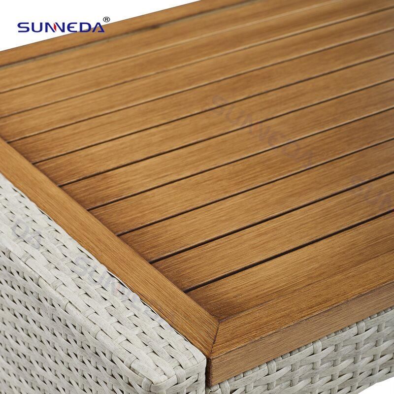 Modern Design Aluminum Rattan Outdoor Garden Sofa Furniture