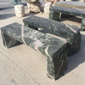 Garden Decor Outdoor Black Granite Bench