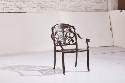 Outdoor Cast Aluminum Restaurant Dining Chair