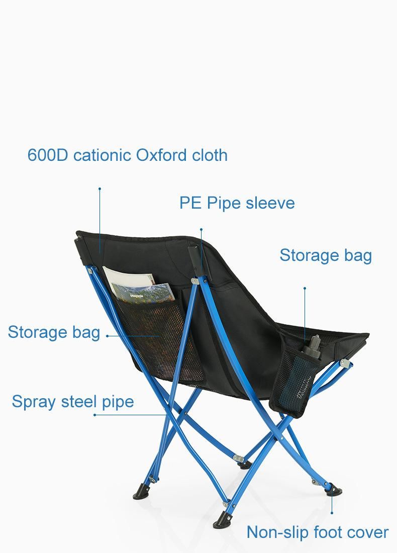 Yl04 Outdoor Portable Light Weight Folding Moon Chair for Fishing Beach Camping Drawing Picnic