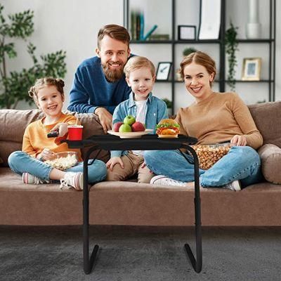 Comfortable Folding Table with 6 Height &amp; 3 Tilt Angle